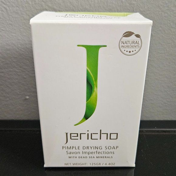 JERICHO DEAD SEA PIMPLE DRYING SOAP - 4.4 oz / 125 g - BRAND NEW - SEALED - Picture 1 of 4